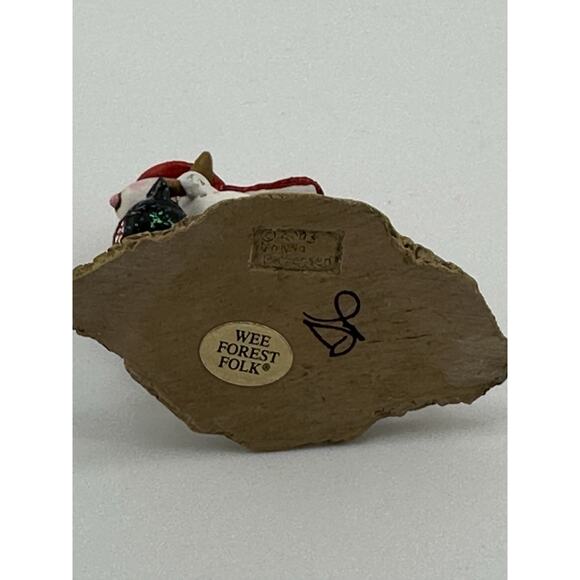 Wee Forest Folk "Scooting w/the Loot" 2003 M-296 Halloween D Petersen Retired - Picture 6 of 8